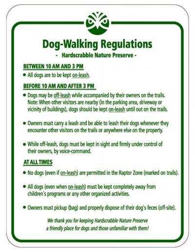 Dog Walking Policy