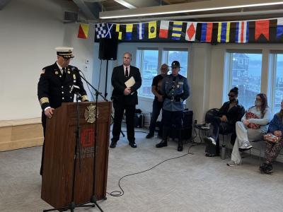 Onset Fire Chief Jeffrey Osswald speaks about becoming one of the only openly gay public safety officials in the state.