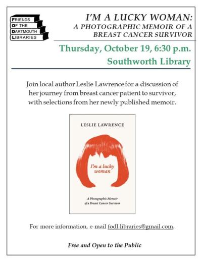 lecture, breast cancer, book