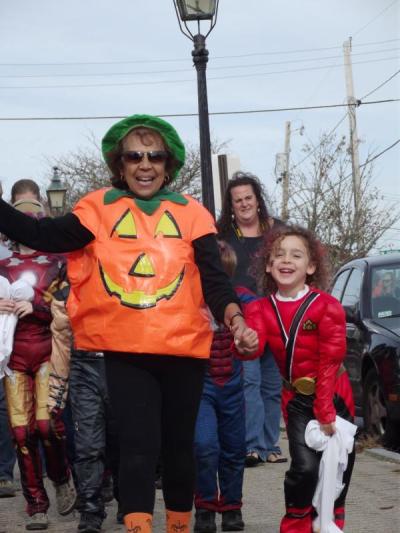 Winna Dean has been long involved in the Onset Bay Association, like in its Halloween Family Fun Day in October 2012. Photo by Caitlin Russell