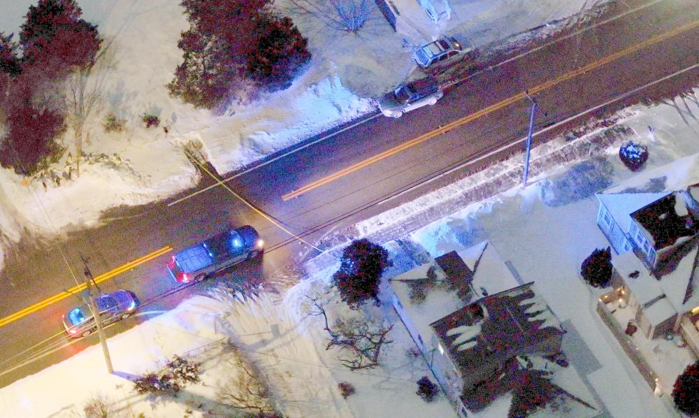 Arial shot of the accident. Photo source: David Curran