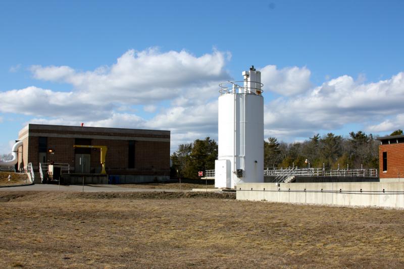 Sewer plant stock photo.