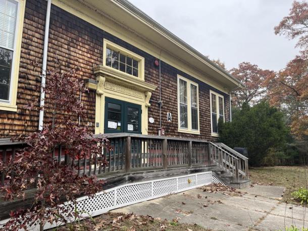 The old schoolhouse that will be developed into condominiums. File photo