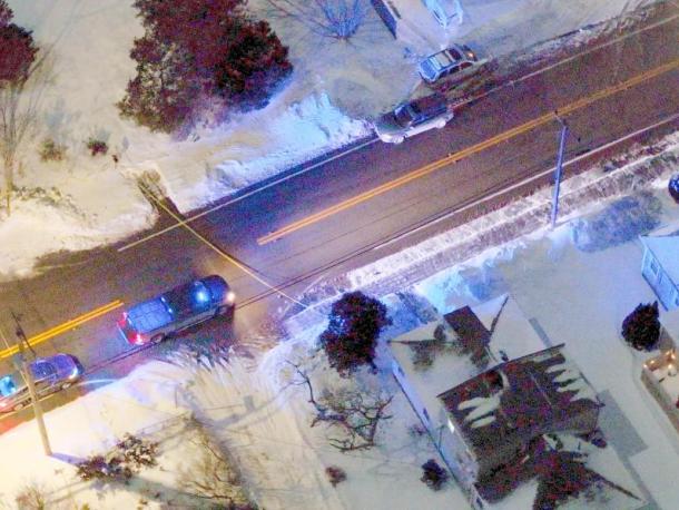 Arial shot of the accident. Photo source: David Curran