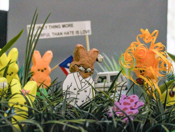 'Peep Me Preguntó' a Peep take of the Superbowl Halftime Show. Photos by Brandy Muz