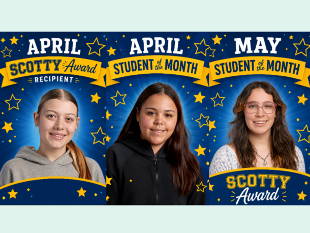 Joy Allen, Alivia Benitez-Gaudette and  Brianna Gabrey. Photo source: Wareham High School