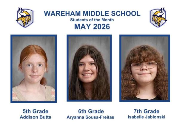 Wareham Students of the Month