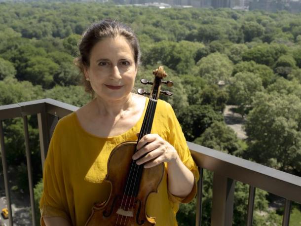 Ariadne Daskalakis is the director of Music from Land's End, and will also play violin in the shows. Photo source: Miles Haber