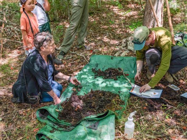 BioBlitz participants took part in a soil classification on Saturday, Aug. 1. Photo source: Tom Goetz