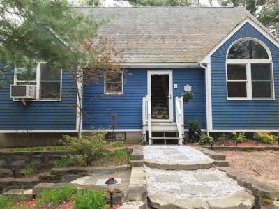 The house at which officers conducted the drug raid. Photo courtesy: Wareham Police