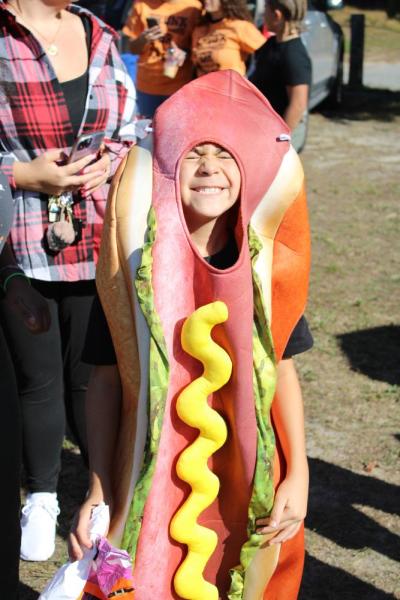 Hot diggedy dog- Dominic Reid grins. Hot diggedy dog- Dominic Reid grins.