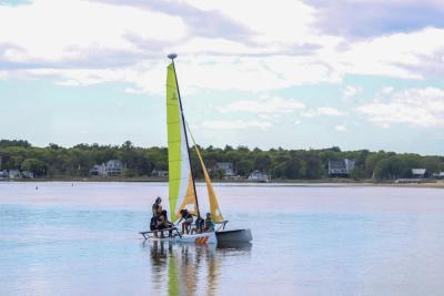 An Onset Bay Center sailboat. File photo