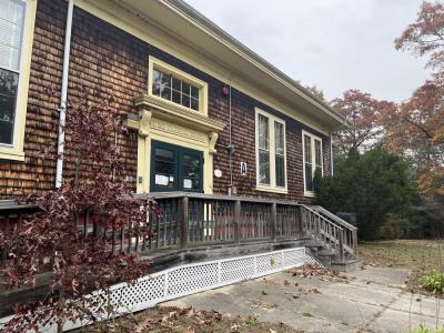 The old schoolhouse that will be developed into condominiums. File photo