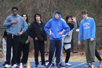 Desmen Andrade waves to Wareham Week.