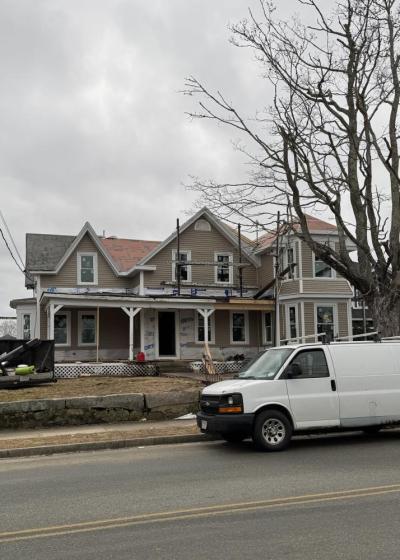 The home at 426 Main Street with its new siding. Photo source: Bill Bachant
