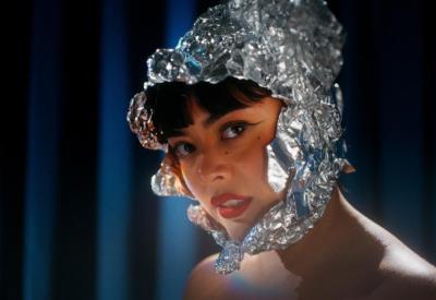 Lead singer Amber Lawson in a still from "Eye-Catching Silver." Photos source: Pinklids