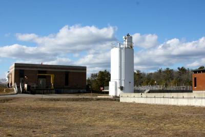 Sewer plant stock photo.