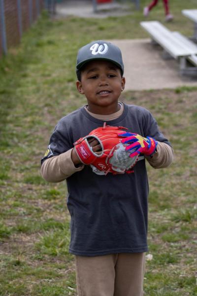 Mateo Ritchie all smiles after his game.