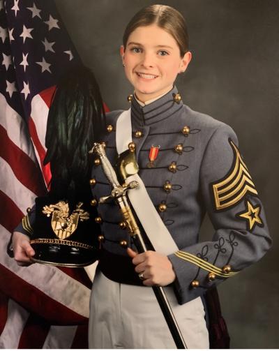  Lavina Burman. Photo source: West Point