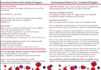 Crochet instructions. 