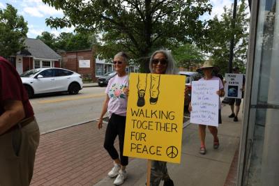 Solidarity walking together for peace