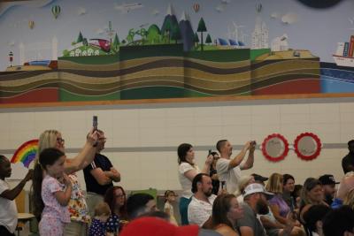 Family members recording