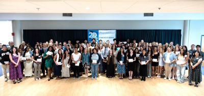Students at SouthCoast Community Foundation Scholarship ceremony. 