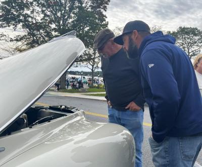 The festival included an antique car show.