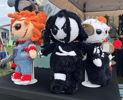 Patricia Manamon, owner of Making Ends Meet Kriterz, sold crocheted items.