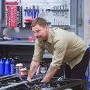 Seann William Scott works on the Factory Five truck. Photo source: ABC
