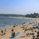 The beach outside the Onset Bay Center in 2025. File photo