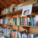 Books on books on books available in the book shed.