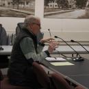 Tim Bigelow speaks at the Tuesday, Feb. 3 Select Board meeting. Photo by Brandy Muz