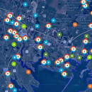Outage map. Photo source: Eversource