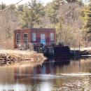 The Tremont Dam holds back Tremont Mill Pond.