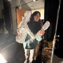 Lawson said there were five rolls of aluminum foil for the music video waiting for the band when they arrived.