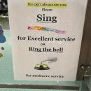 The sign which brings out Wareham's finest singers.