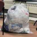 Plastic bags collected by the Wareham Recycling Center. File photos