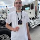  John Harrigan at the Skills Competition with his medal. Photo source: Upper Cape Tech