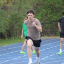 Mark Deyoe practicing his sprints.