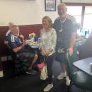 Gina Hemond and the Scotland fans