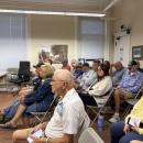 A large crowd attended the Tuesday, Aug. 18 meeting. Photo by Christian Uva