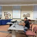 Bill Bachant speaks in front of the Wareham Select Board. Photo by Christian Uva