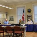 Wareham's Select Board meets on Tuesday, Aug. 4. Photo by Nick Mossman