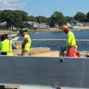 The bridge repair work on Route 6 is set to fully resume following a pause in July. Photos by Tanvi Kulkarni