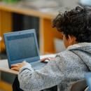 A Massachusetts student takes the MCAS online. Photo source: Department of Elementary and Secondary Education