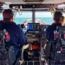 Klemp operates the Onset Fire Department Marine 1 Unit in Onset Bay.