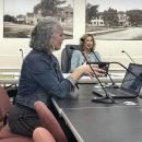 Superintendent Amy Hartley-Matteson presented her school-improvement plan to the School Committee.