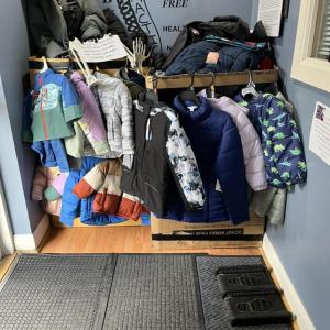 As of Friday, Nov. 8 the practice has collected 228 coats. Photo source: Chris Thornell