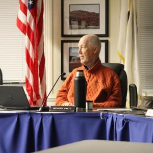 Chair of the school committee Geoff Swett. Photo by Brandy Muz